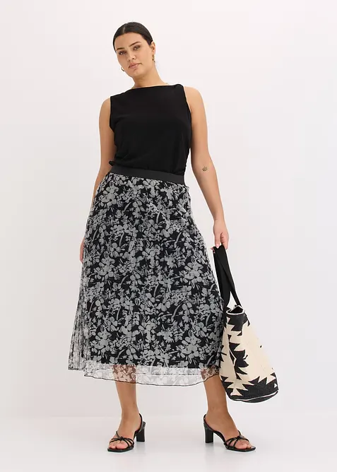 Top in jersey con dettaglio attorcigliato, bonprix