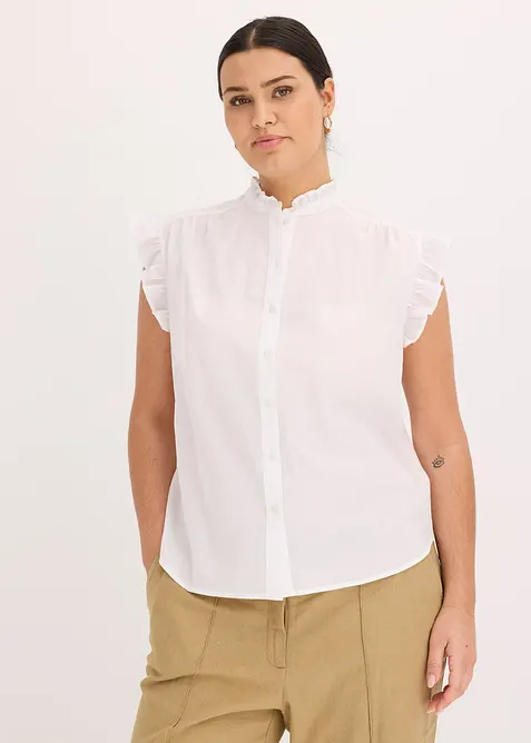 Blusa leggera senza maniche, bonprix