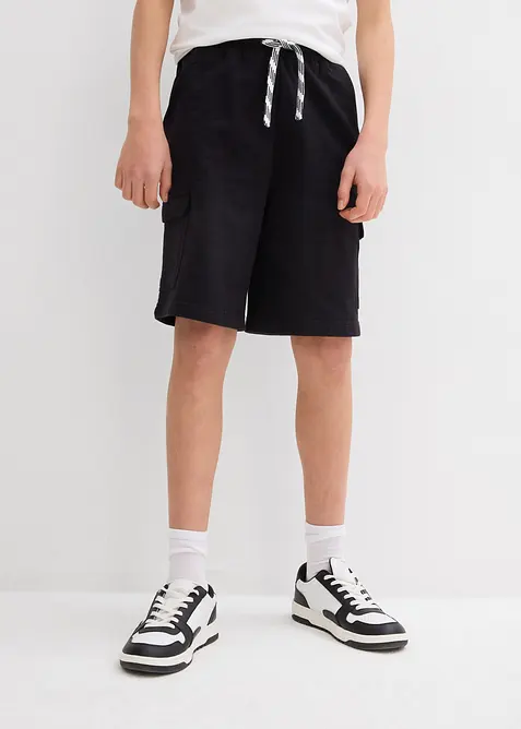 Bermuda in felpa di puro cotone biologico con tasconi, bonprix