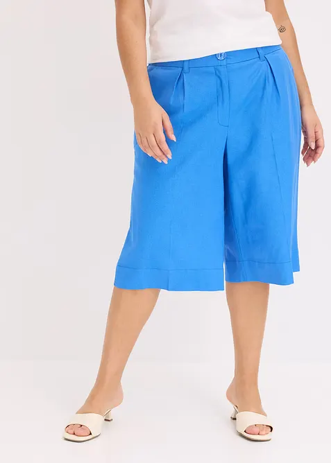 Bermuda in misto lino, bonprix