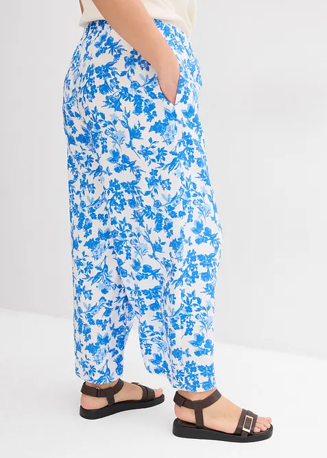 Pantaloni culotte in misto viscosa fluente, bonprix