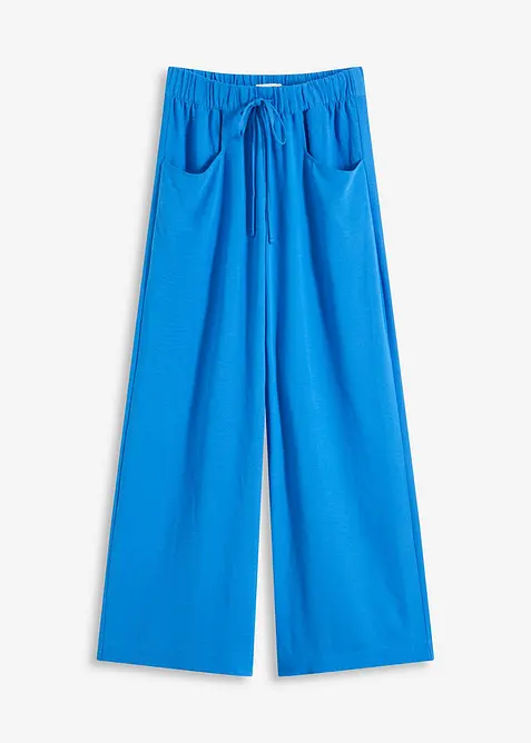 Pantaloni larghi in cr&ecirc;pe leggero, bonprix