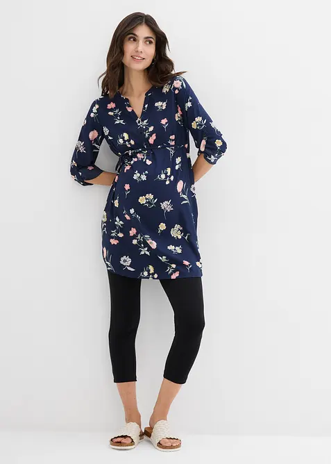 Abito chemisier pr&eacute;maman / da allattamento in viscosa, bonprix