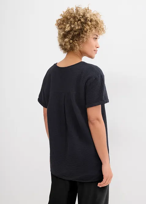 Maglia a tunica in soffice mussola, bonprix