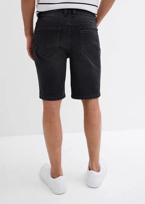 Bermuda in jeans elasticizzati, regular fit (pacco da 2), bonprix