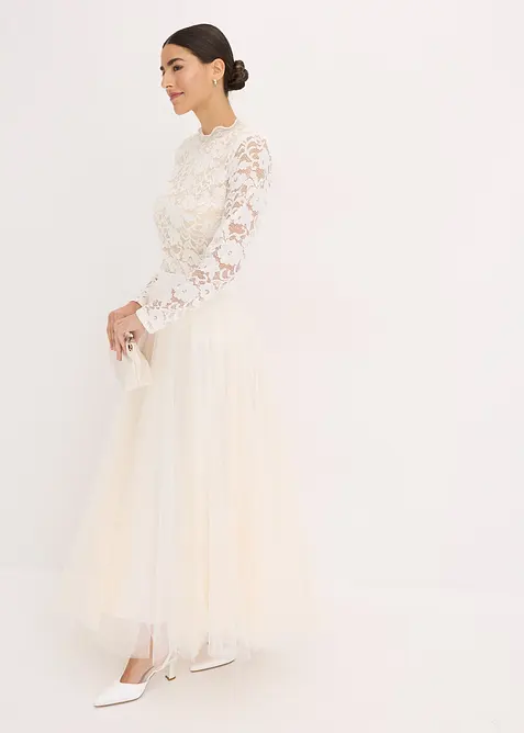 Gonna lunga in delicato tulle, bonprix