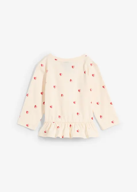 Maglia a maniche lunghe in puro cotone biologico, bonprix