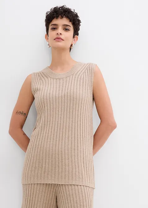 Top in maglia di misto viscosa, bonprix