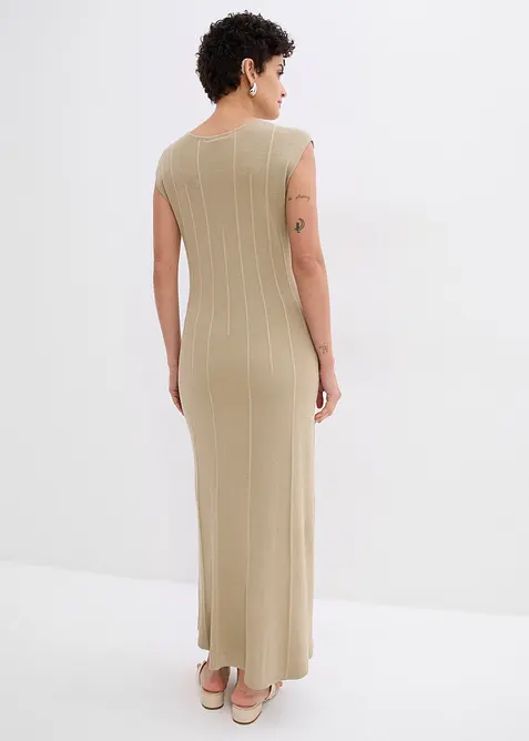 Abito in maglia aderente in misto viscosa, bonprix