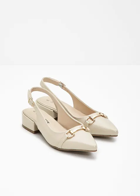 D&eacute;collet&eacute; slingback, bonprix