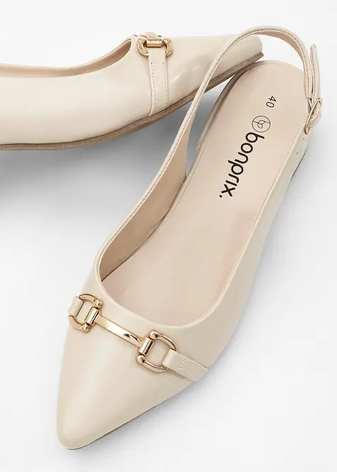 D&eacute;collet&eacute; slingback, bonprix