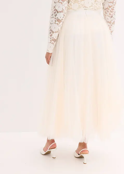 Gonna lunga in delicato tulle, bonprix