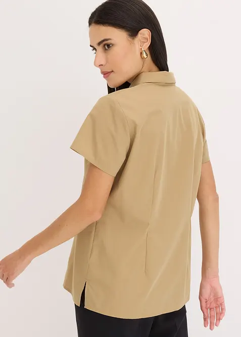 Camicetta a maniche corte in popeline, bonprix