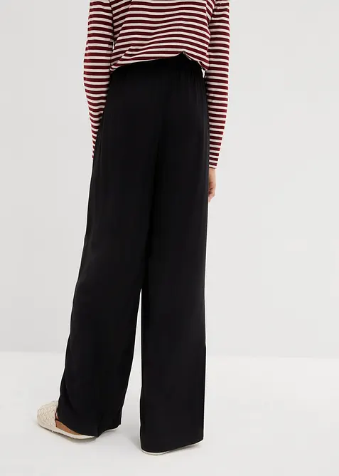 Pantaloni a palazzo in viscosa morbida, bonprix