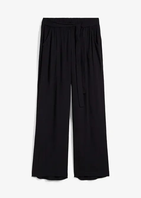Pantaloni a palazzo in viscosa morbida, bonprix