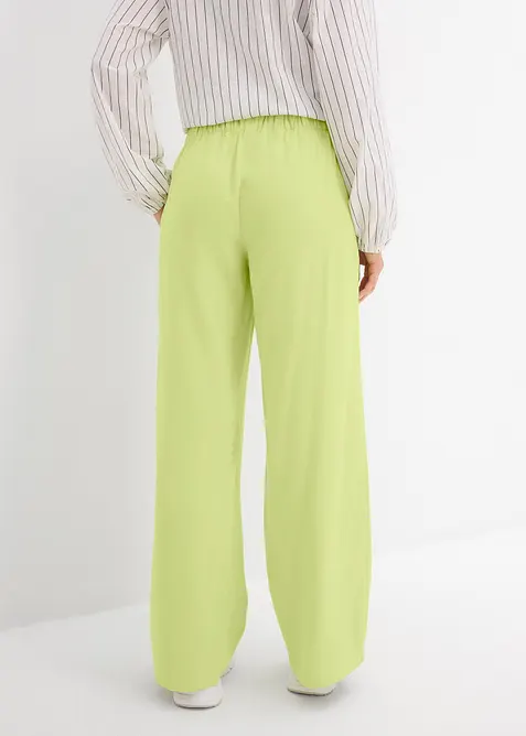 Pantaloni larghi in misto viscosa fluente, bonprix