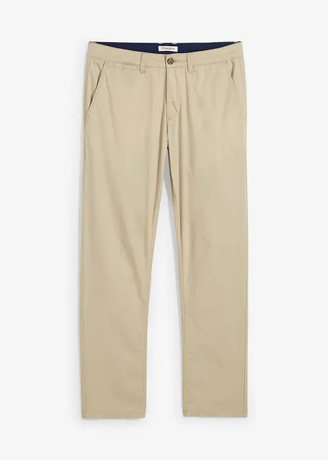 Pantaloni chino elasticizzati regular fit, straight, bonprix
