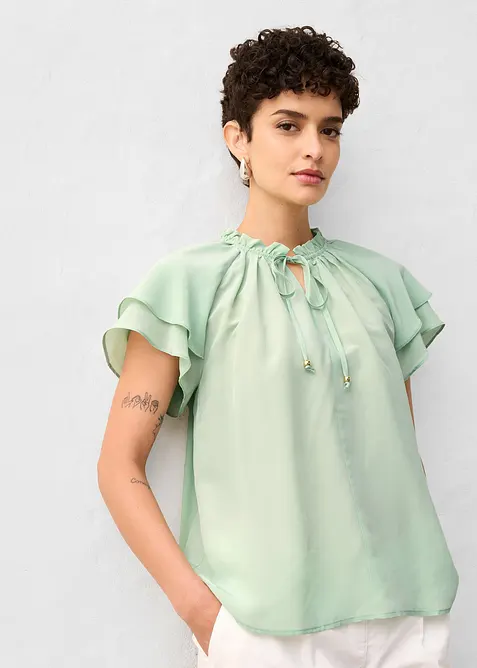 Tunica in misto seta, bonprix