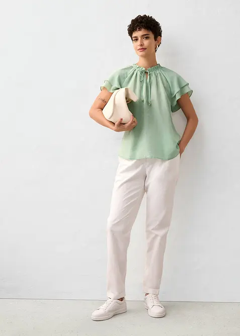 Tunica in misto seta, bonprix