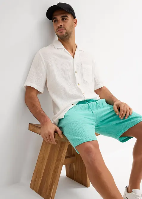 Bermuda in mussola leggera, regular fit, bonprix