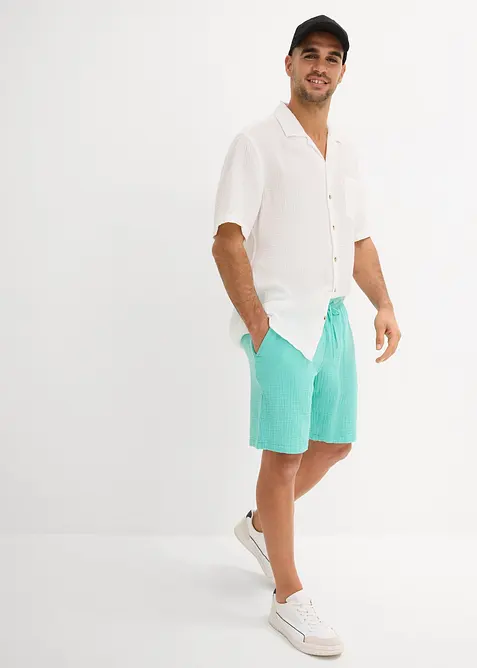 Bermuda in mussola leggera, regular fit, bonprix