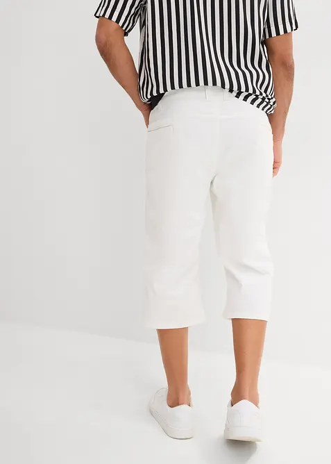 Bermuda lunghi in jeans elasticizzati, regular fit, bonprix