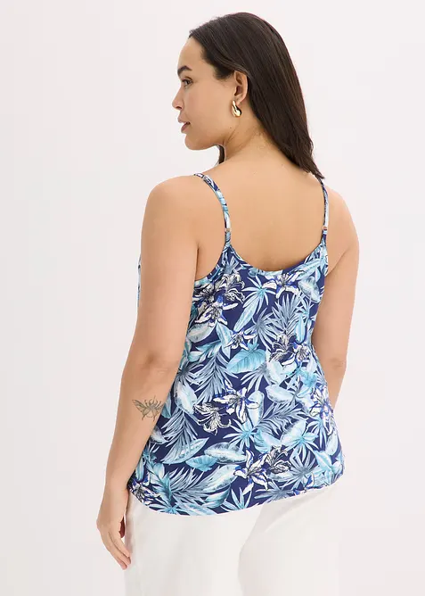 Top con spalline sottili in misto viscosa morbido, bonprix