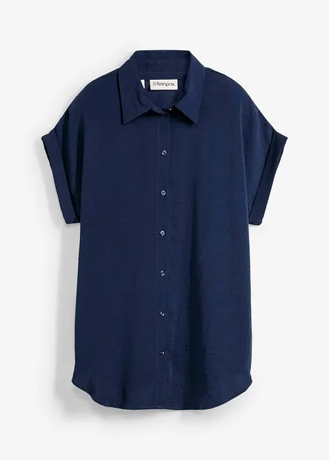 Camicetta a maniche corte con poliestere riciclato, bonprix