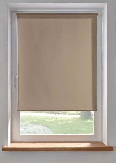 Tenda a rullo filtrante in tinta unita senza catenella, bonprix