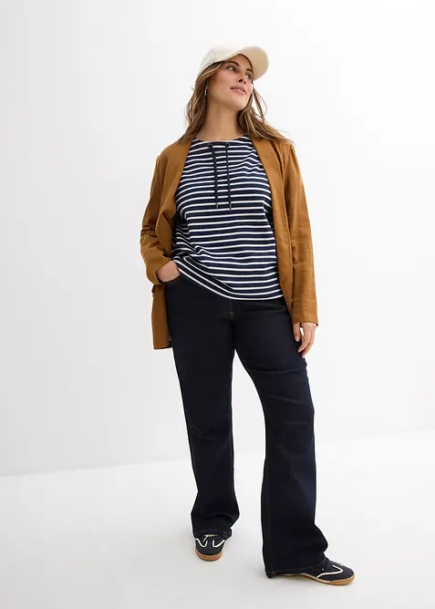 Felpa in tessuto operato, bonprix