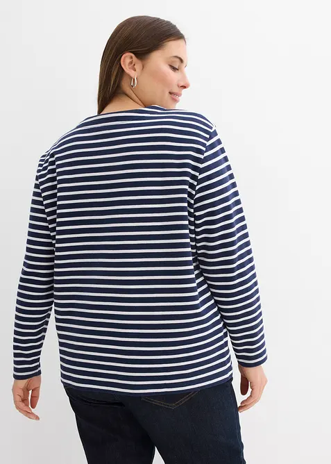 Felpa in tessuto operato, bonprix