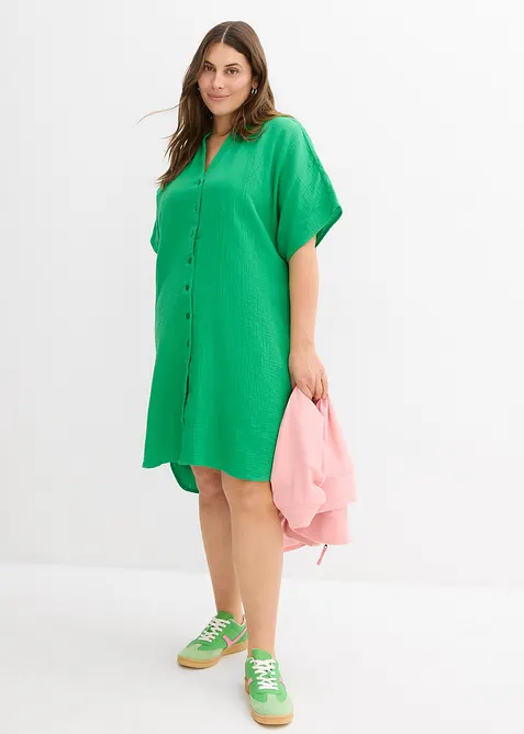 Abito chemisier in puro cotone, bonprix