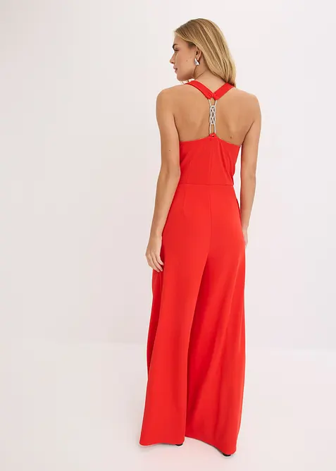 Tuta elegante con scollatura a cascata, bonprix