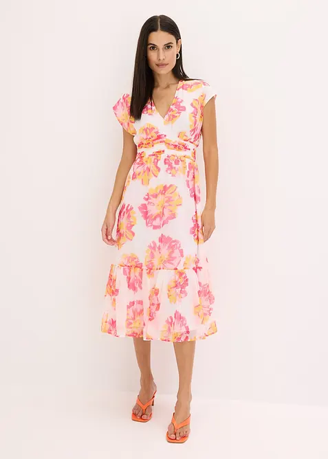 Abito midi fantasia, bonprix