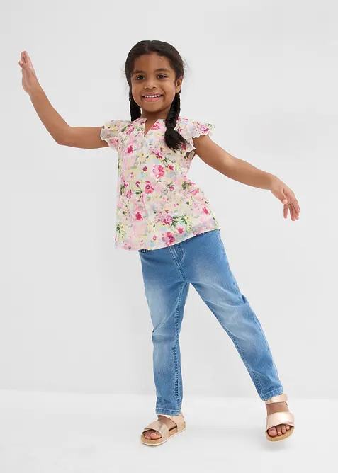 Blusa con ruches, bonprix