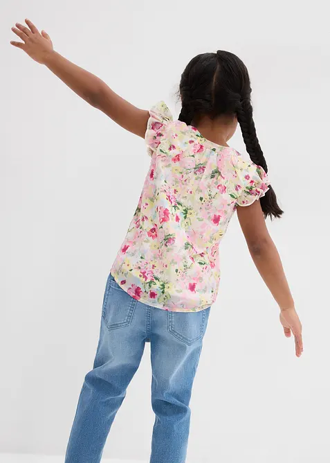 Blusa con ruches, bonprix