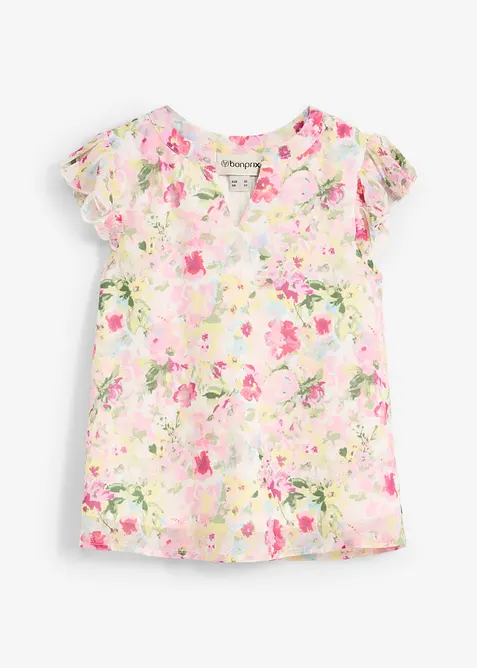 Blusa con ruches, bonprix