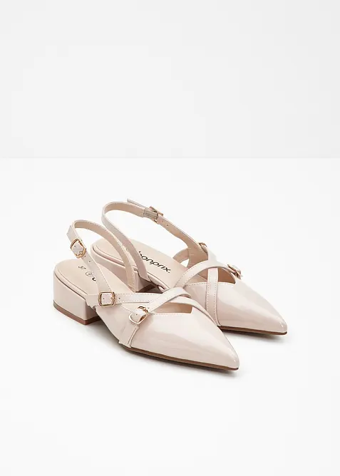 D&eacute;collet&eacute; slingback, bonprix