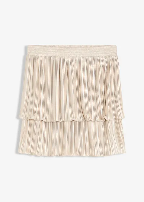 Minigonna plissettata, bonprix