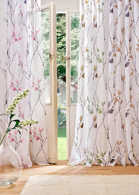 Tenda trasparente con poliestere riciclato (pacco da 1), bonprix