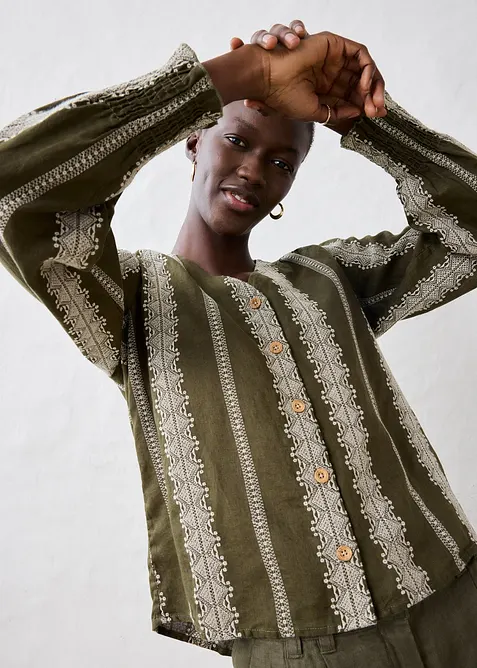 Camicetta in puro lino, bonprix