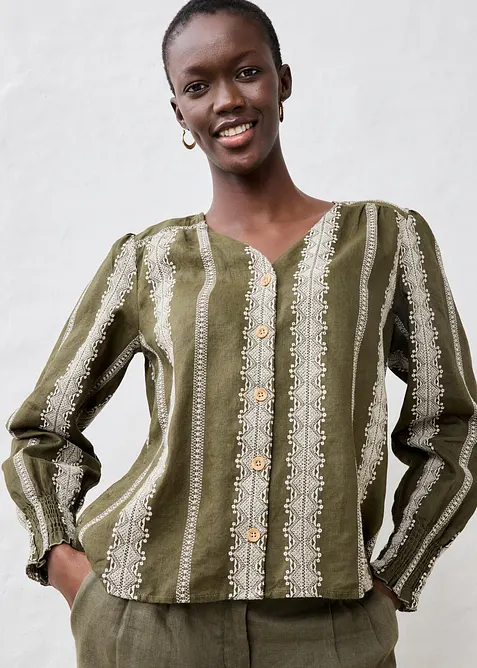 Camicetta in puro lino, bonprix