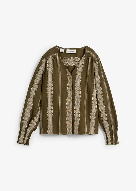 Camicetta in puro lino, bonprix