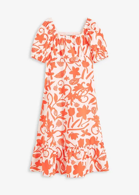 Abito midi in puro cotone biologico, bonprix