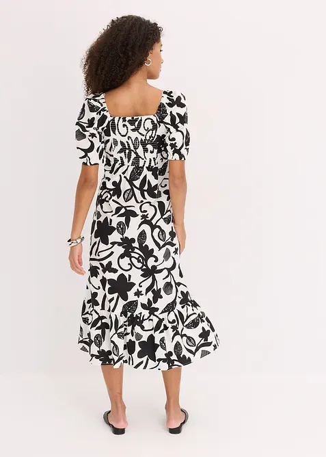 Abito midi in puro cotone biologico, bonprix