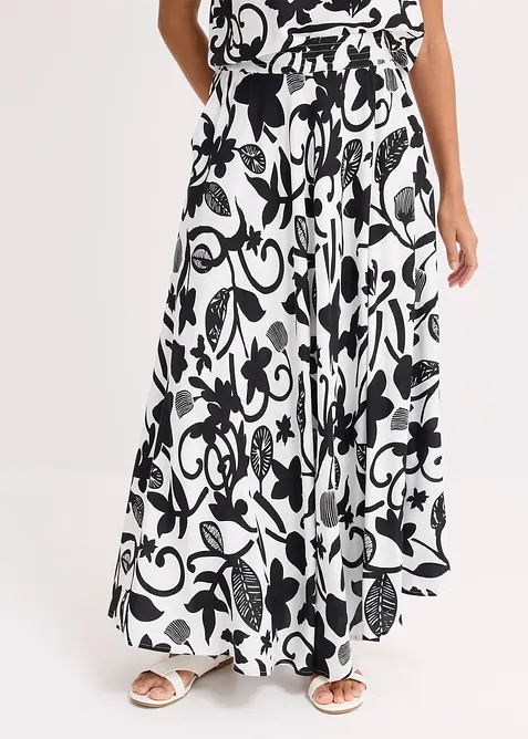 Gonna lunga in viscosa fluente, bonprix