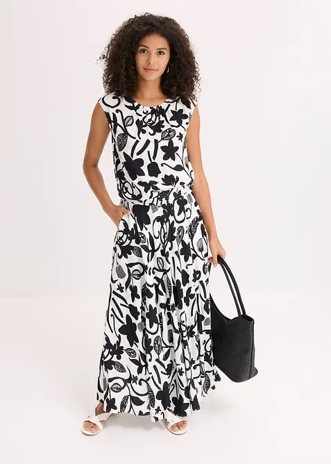 Gonna lunga in viscosa fluente, bonprix