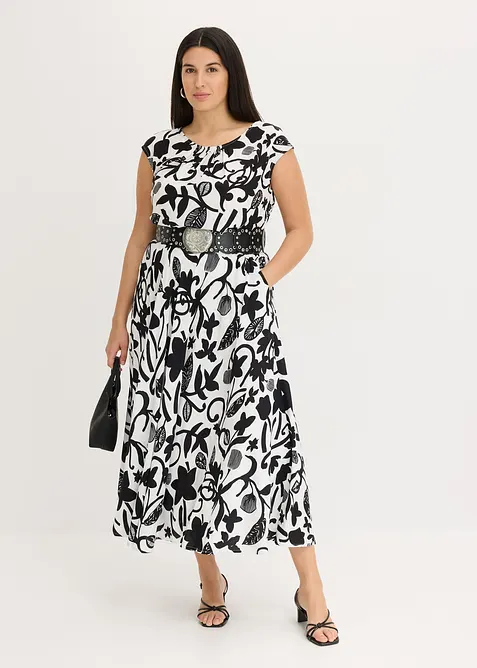 Gonna lunga in viscosa fluente, bonprix