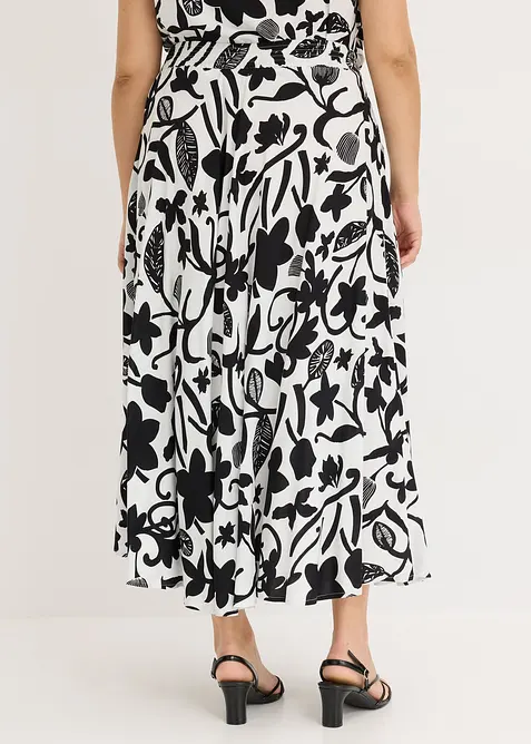 Gonna lunga in viscosa fluente, bonprix