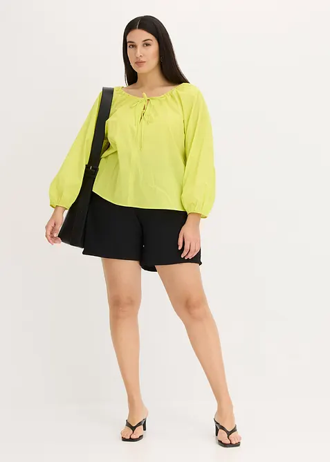 Blusa in puro cotone biologico, bonprix